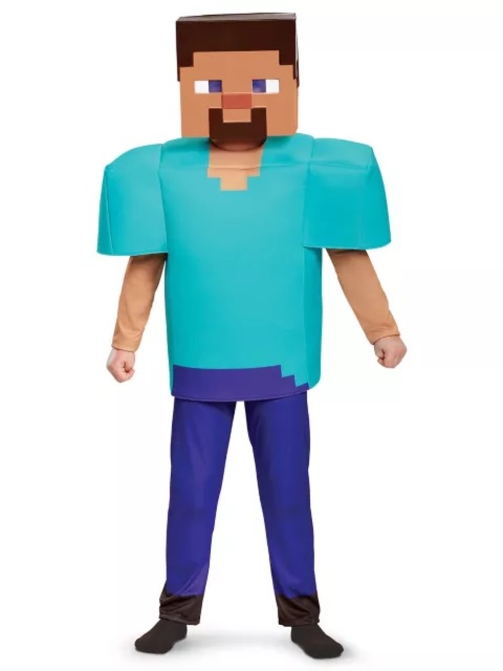 Spirit Blocky Gamer Kids Costume - Teal Top
